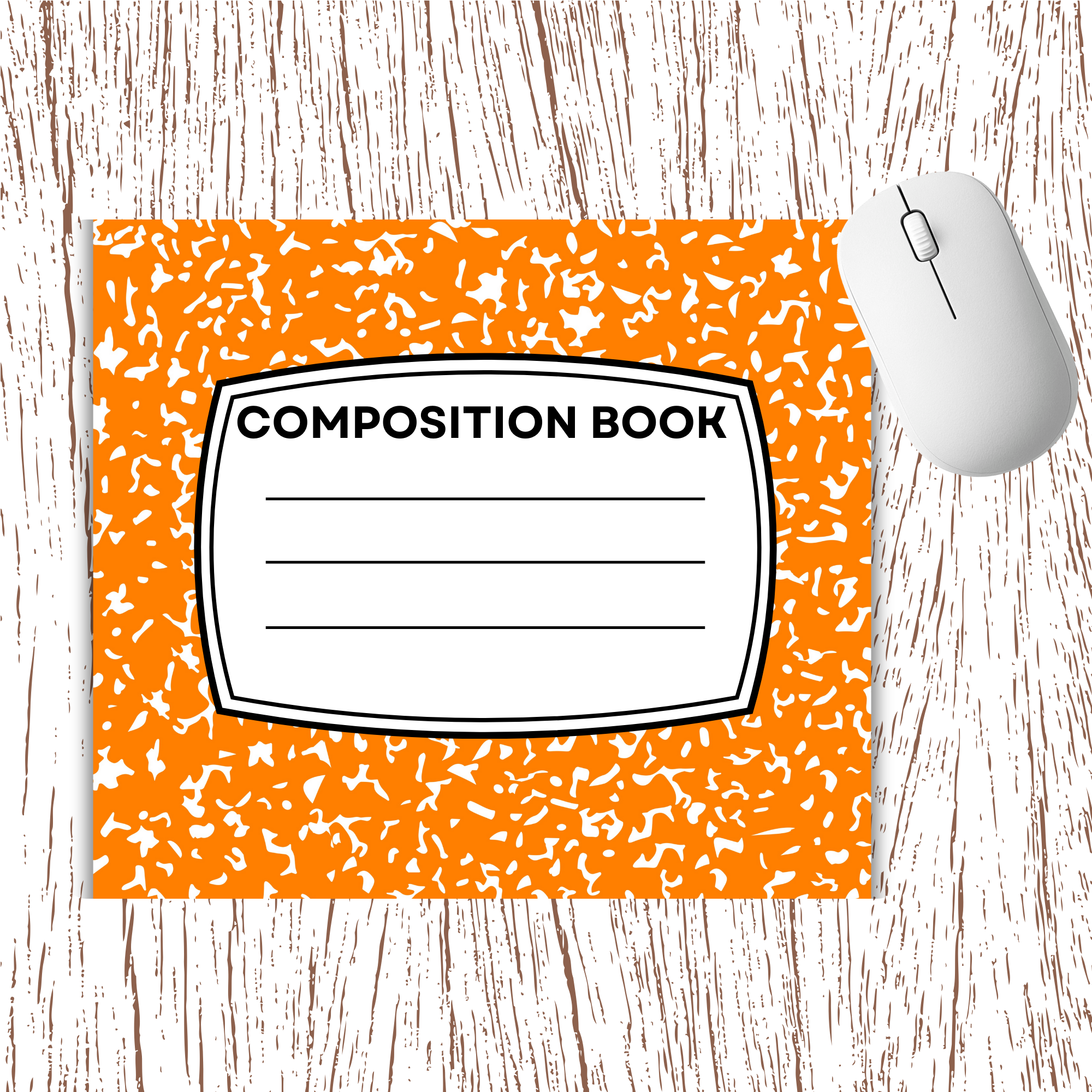Composition Theme Mousepad