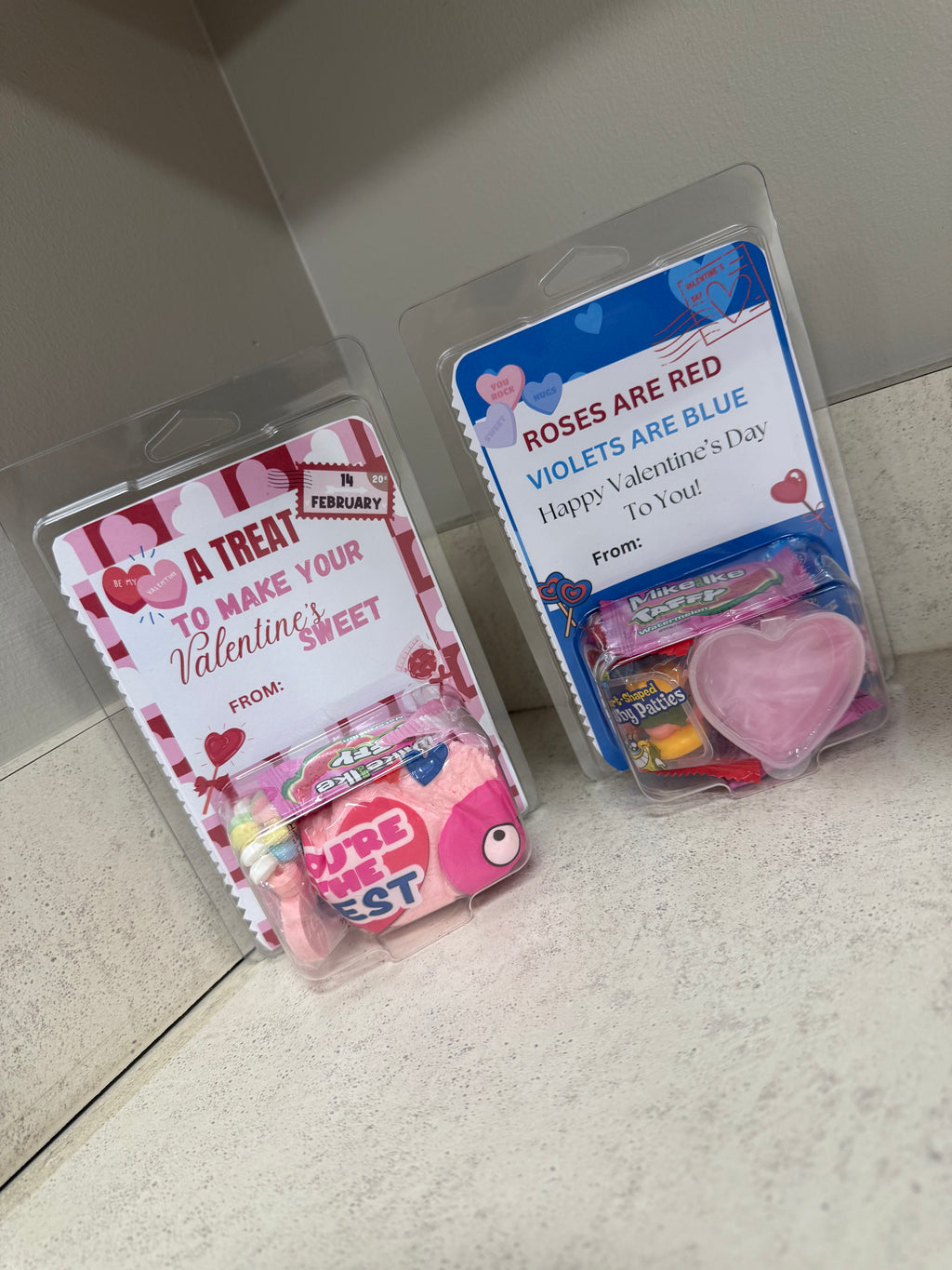 Valentine Car Sleeve Gift (Classroom Friendly)