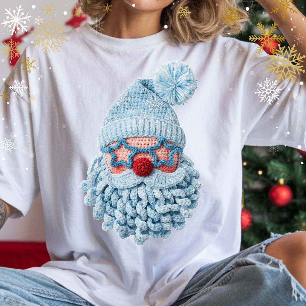 Blue Santa Crochet