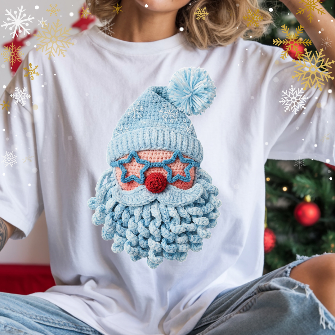 Blue Santa Crochet