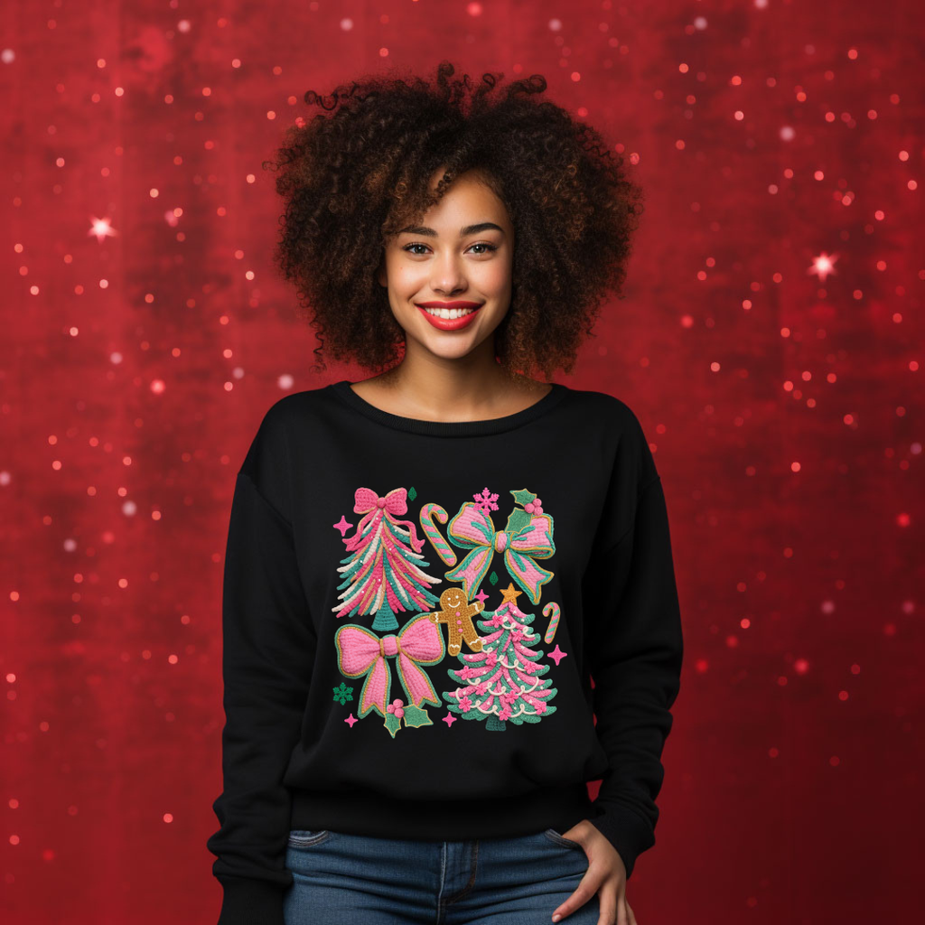 Preppy Pink and Green Crochet