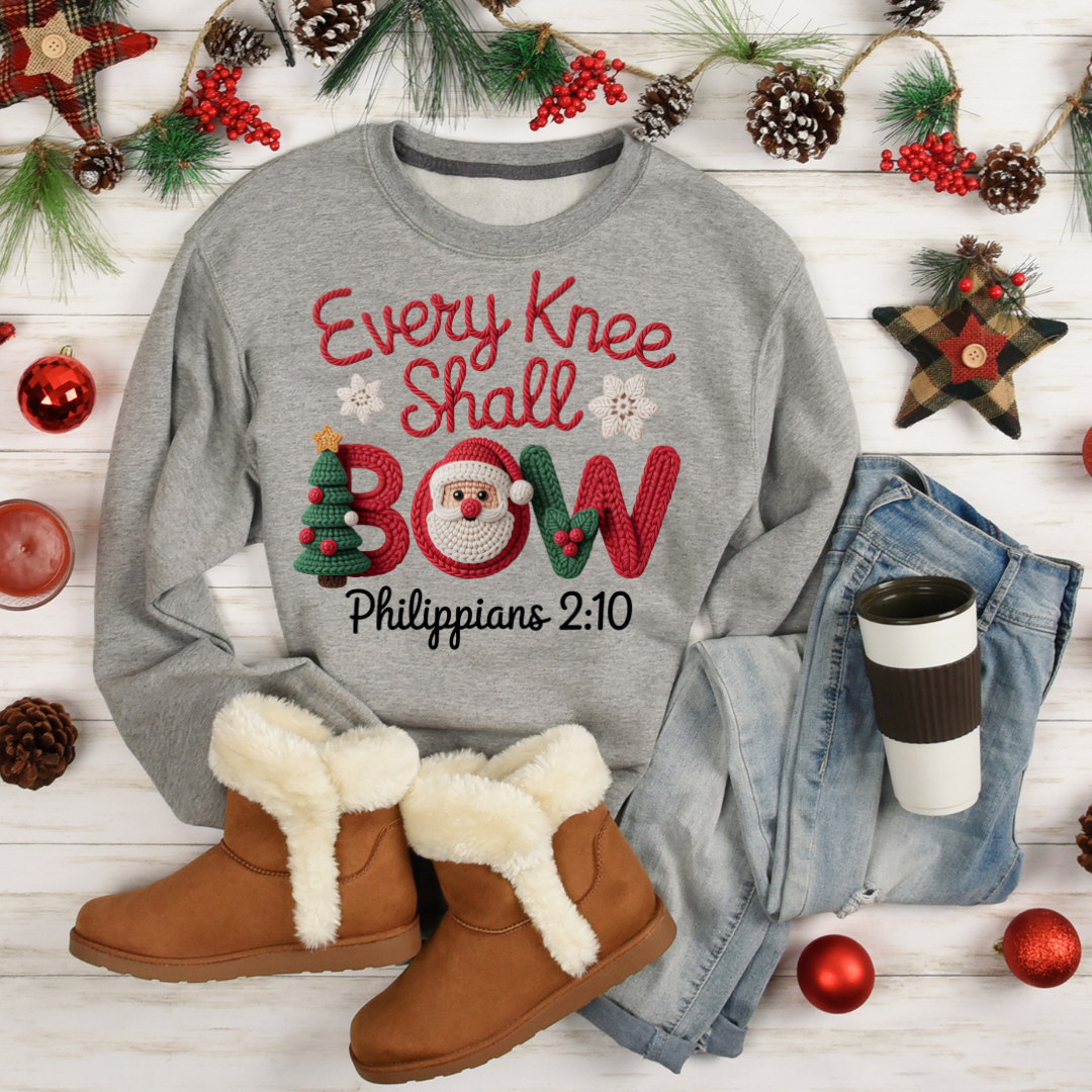 Every Knee Shall Bow Crochet