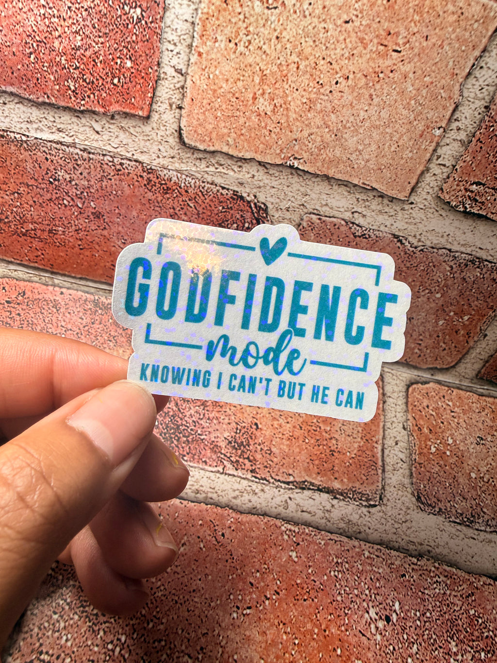 Faith-Based Stickers – Glossy & Holographic