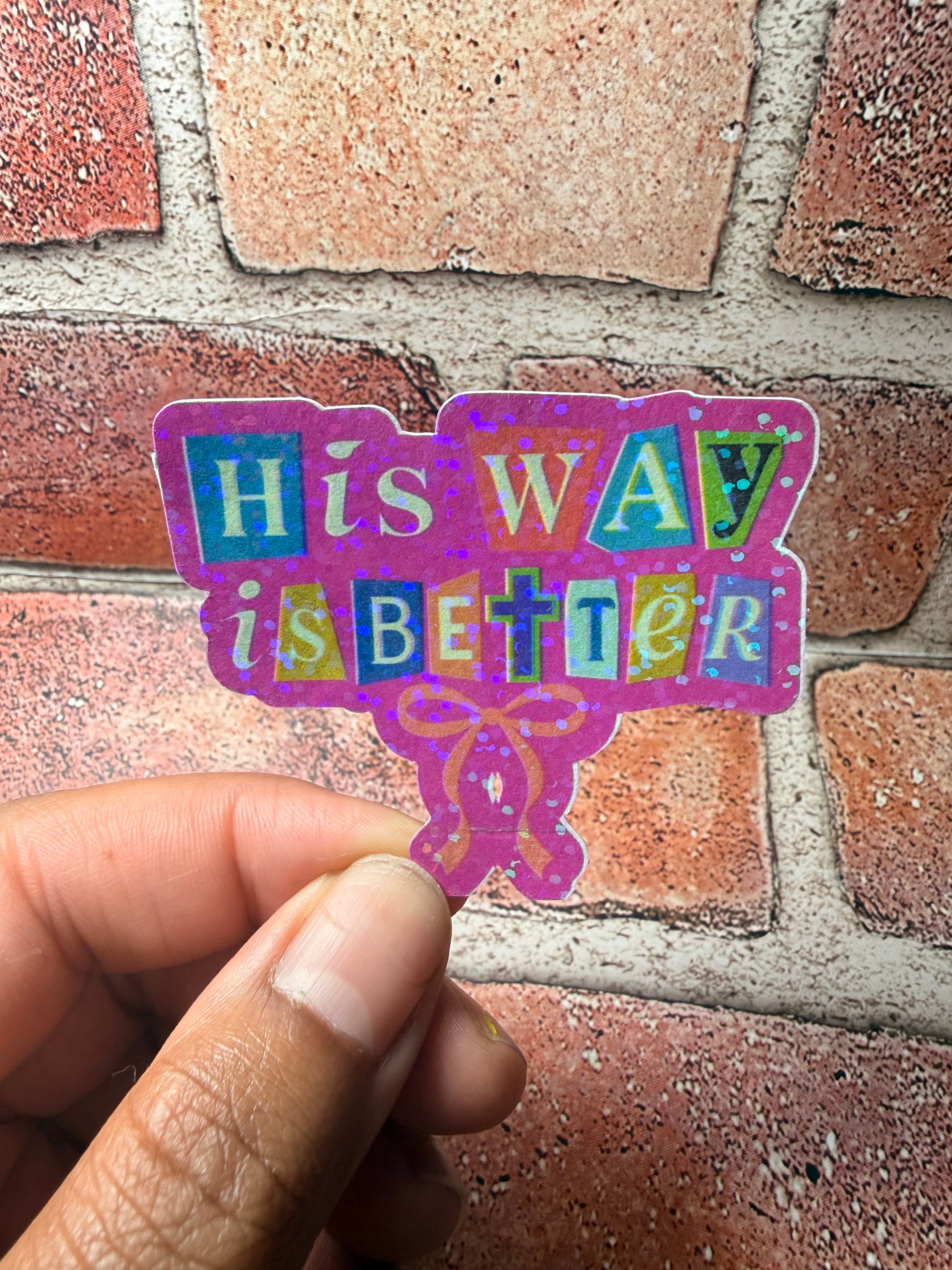 Faith-Based Stickers – Glossy & Holographic