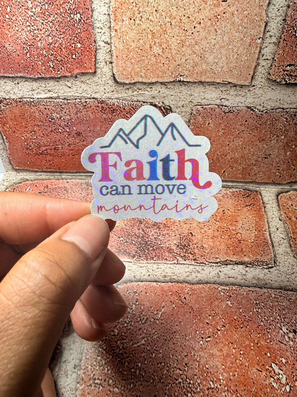 Faith-Based Stickers – Glossy & Holographic