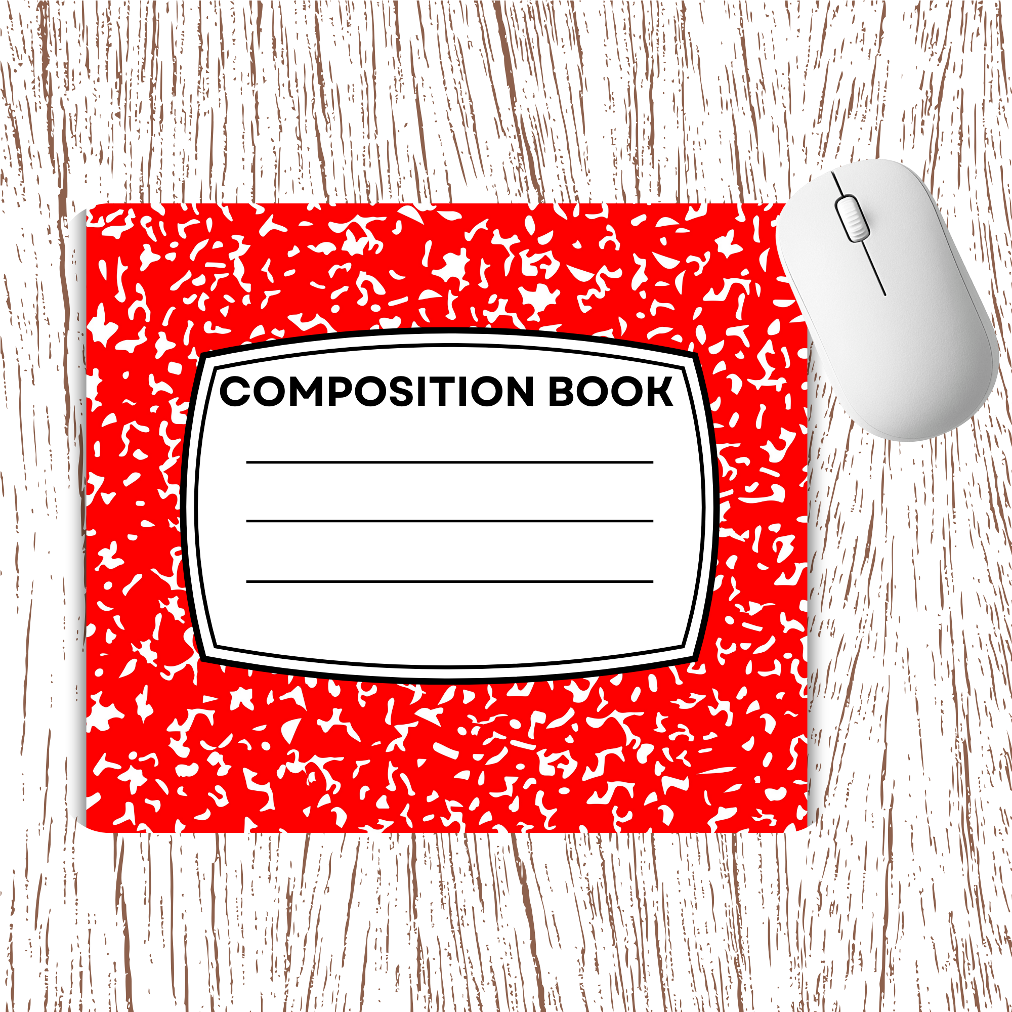 Composition Theme Mousepad
