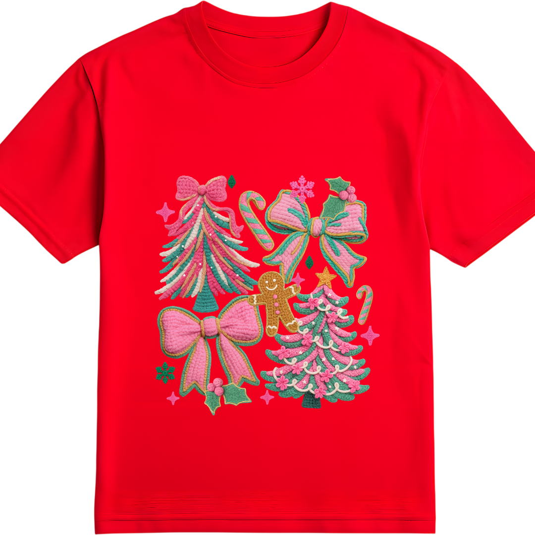 Preppy Pink and Green Crochet