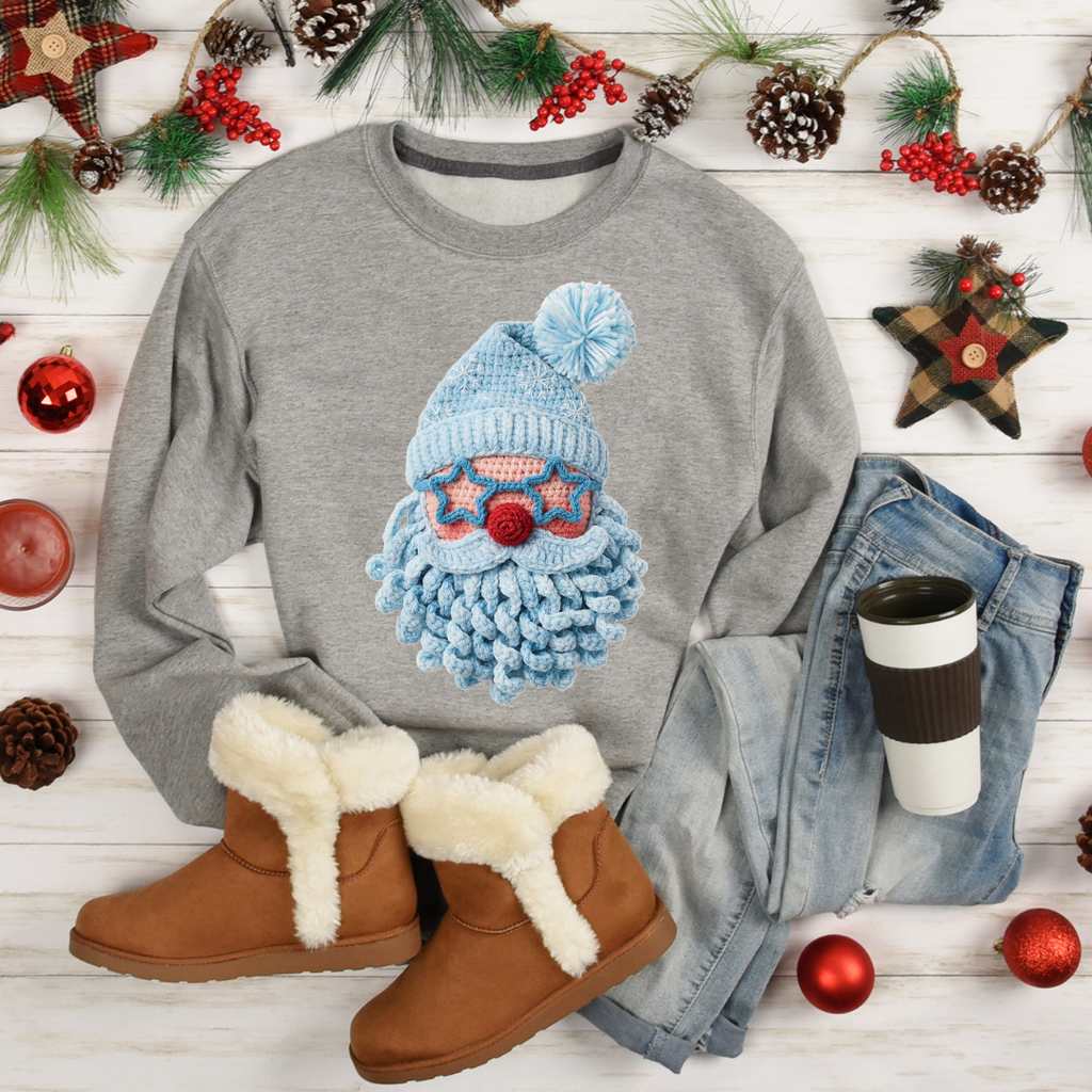 Blue Santa Crochet