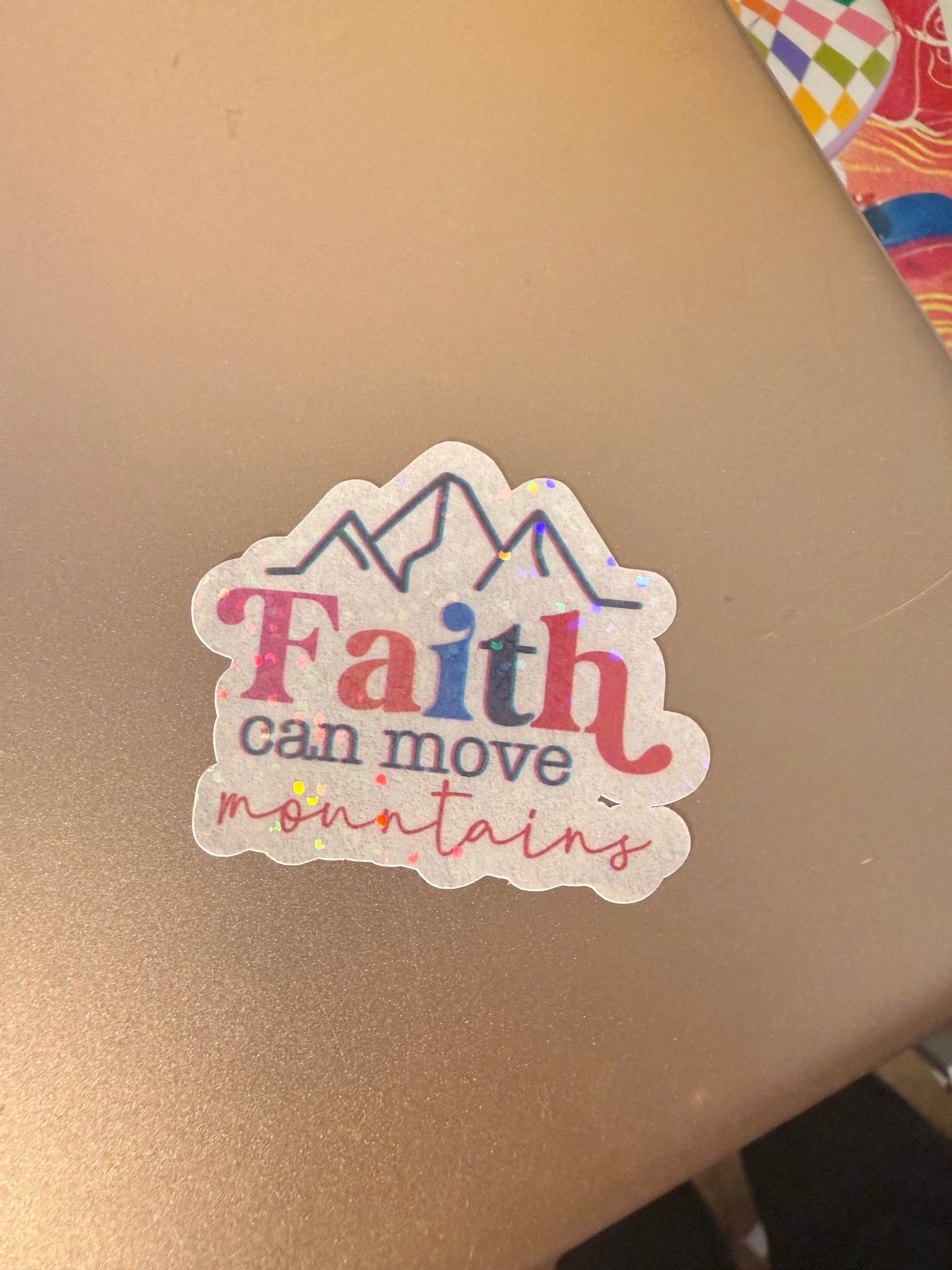 Faith-Based Stickers – Glossy & Holographic