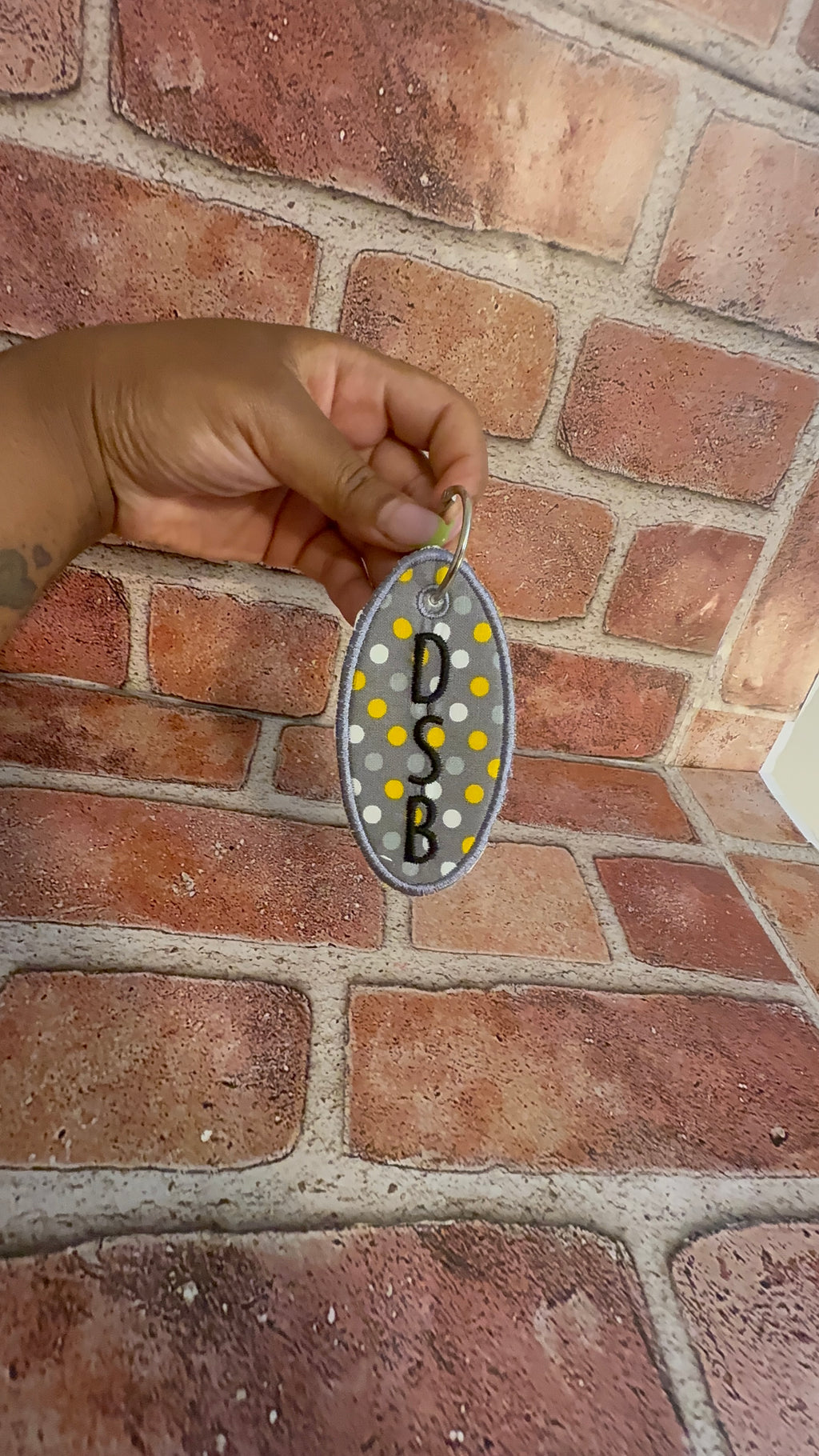 Custom Embroidered Bag Tag