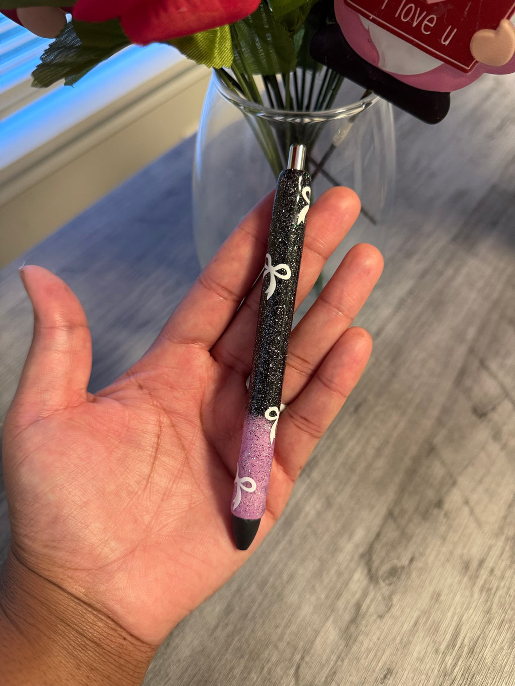 Ribbons and Bows Glitter Inkjoy Resin Pens