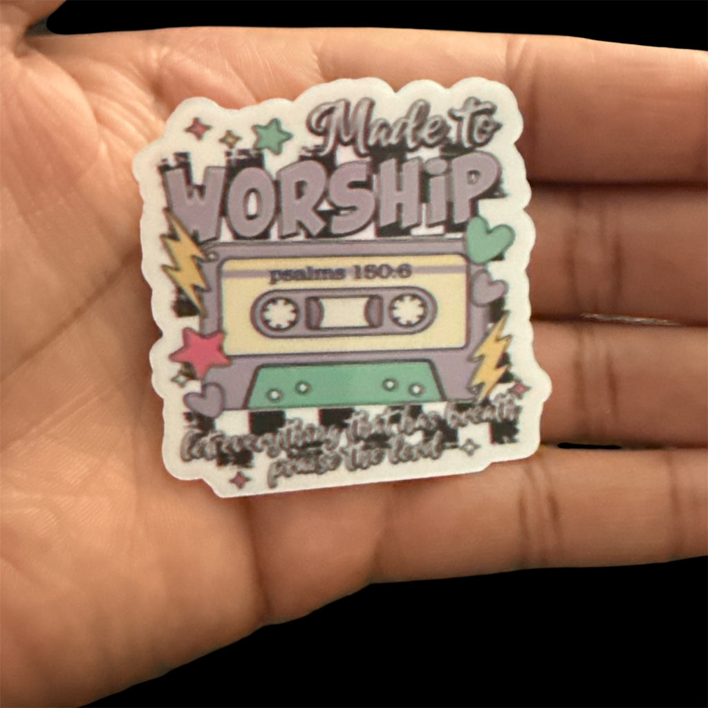 Faith-Based Stickers – Glossy & Holographic