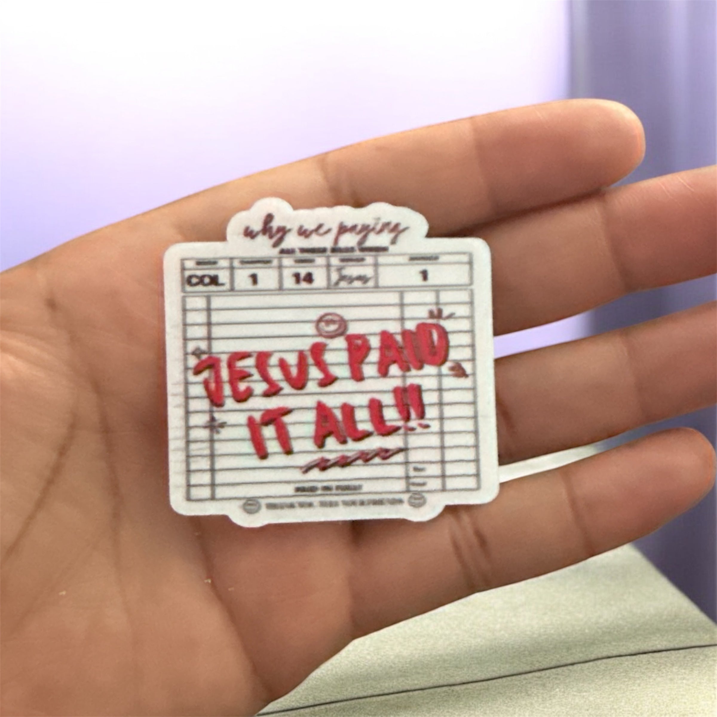 Faith-Based Stickers – Glossy & Holographic