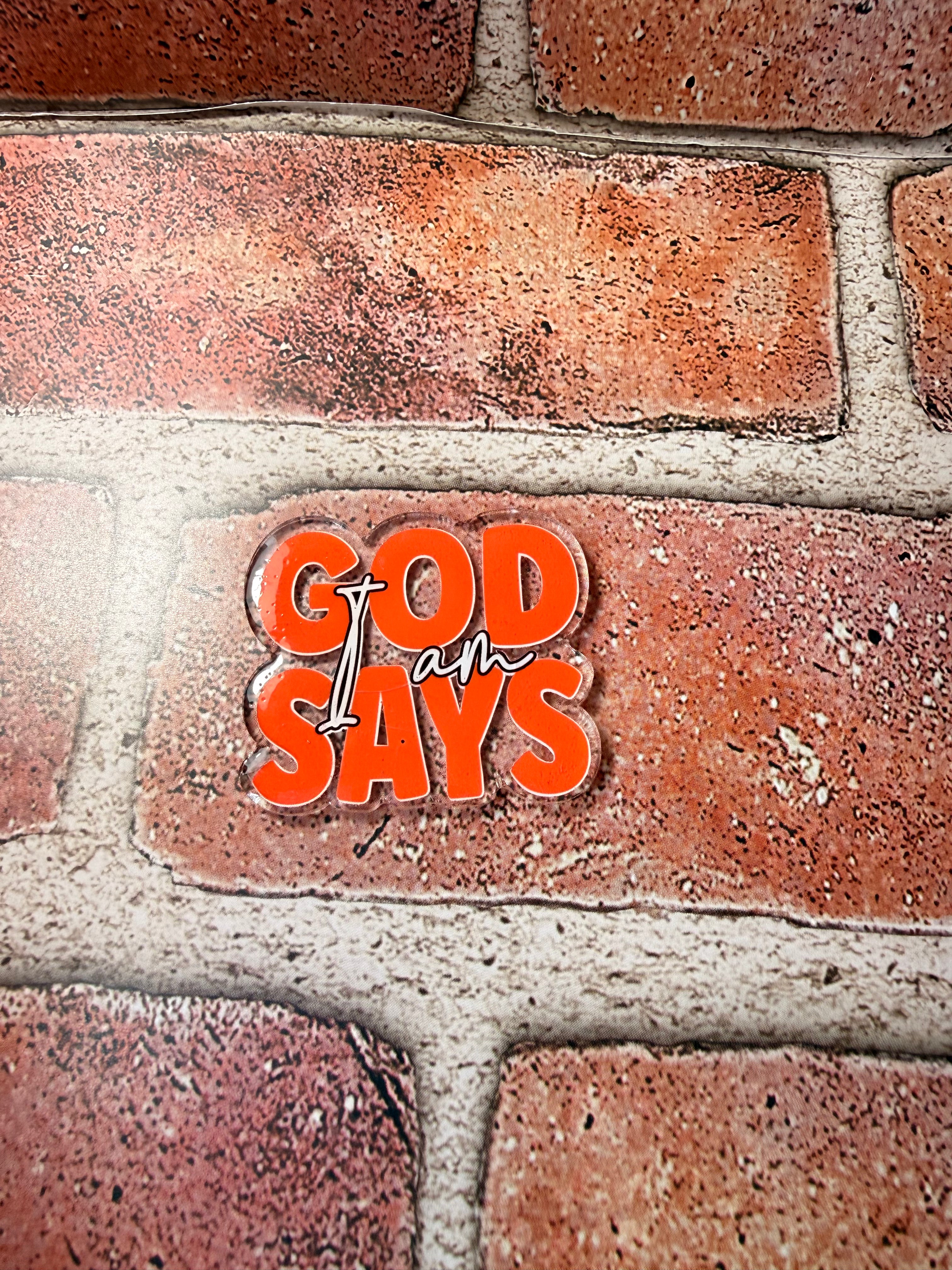 Badge Reels -God Says I Am