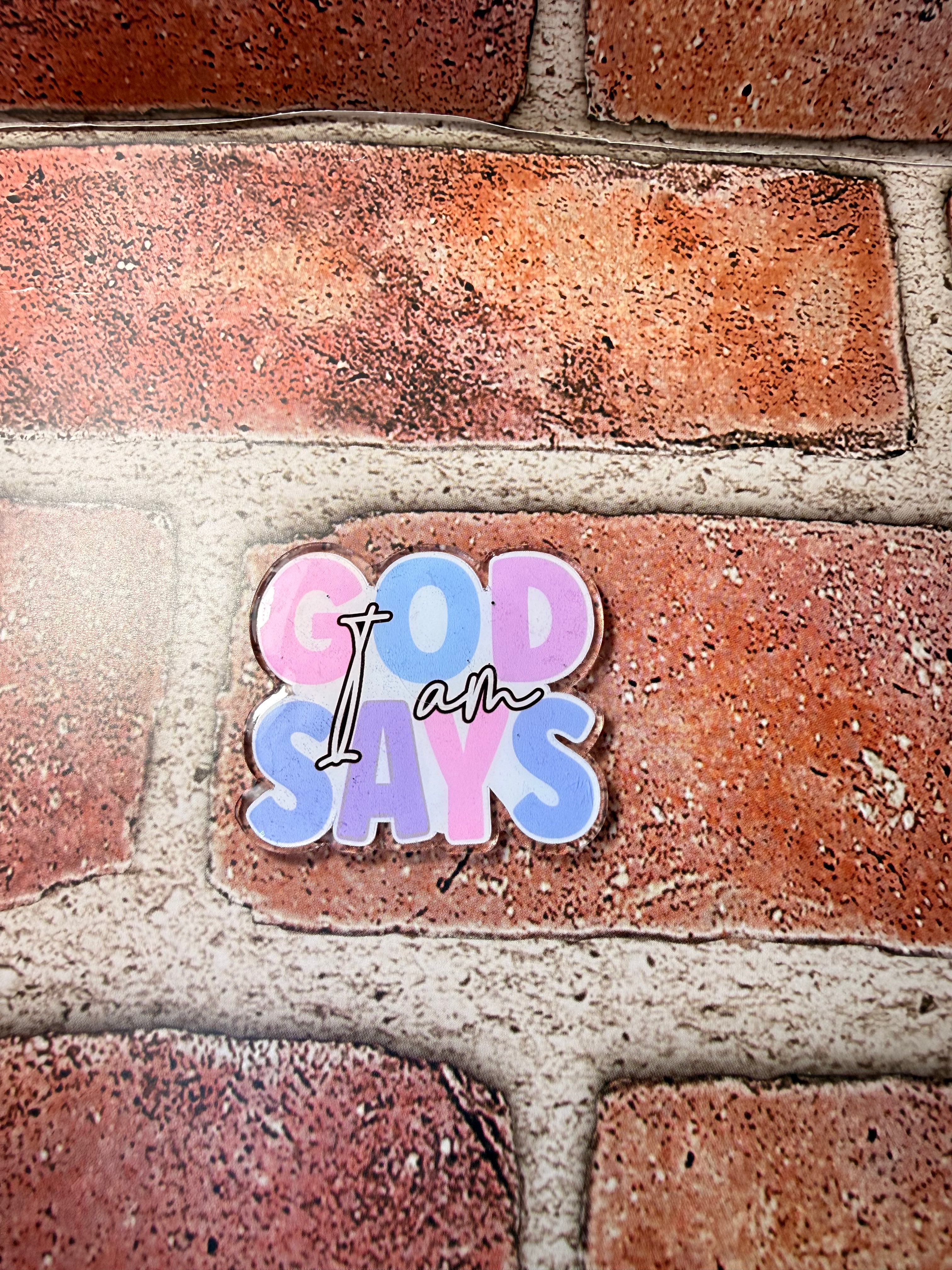 Badge Reels -God Says I Am