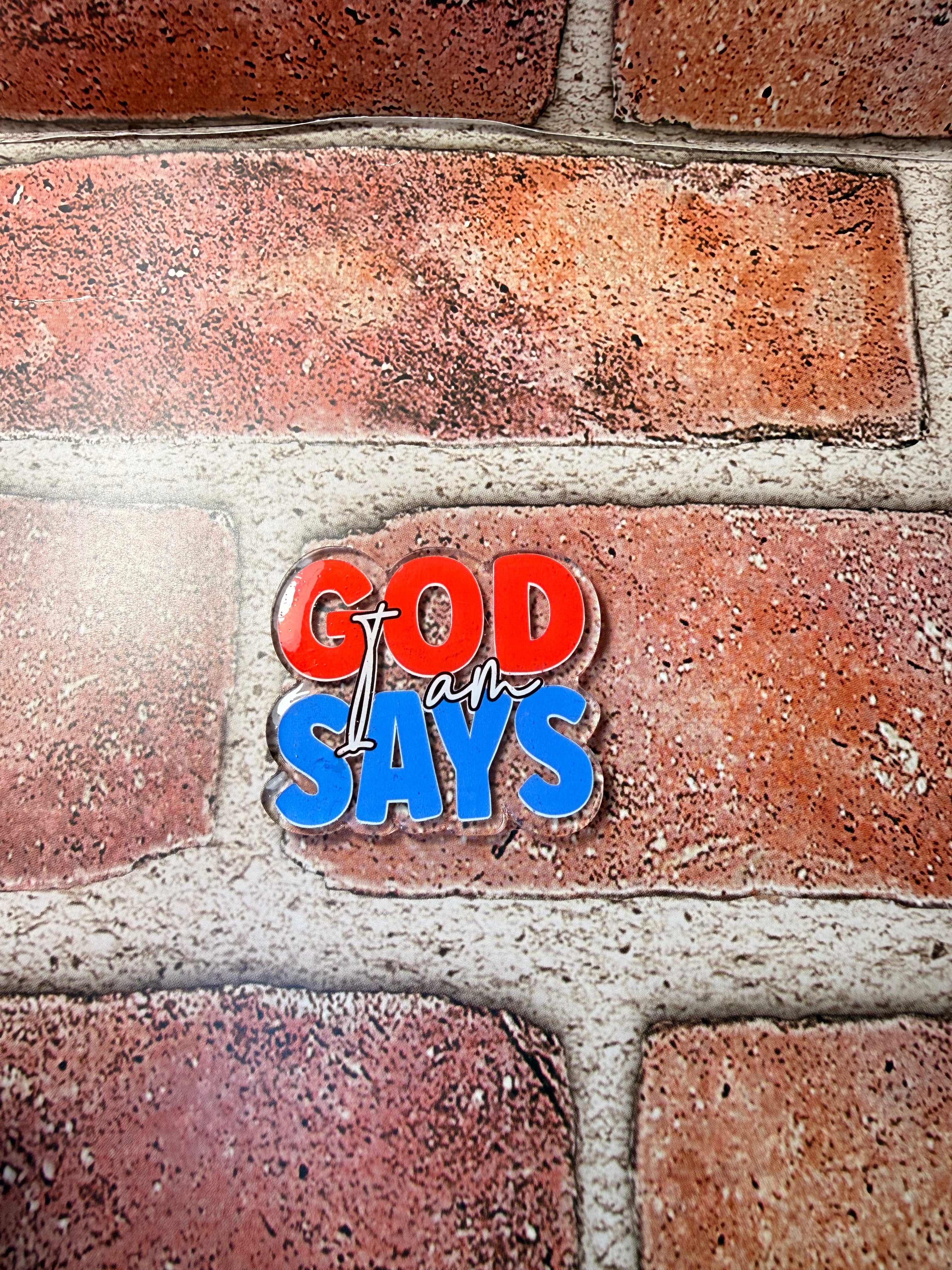 Badge Reels -God Says I Am