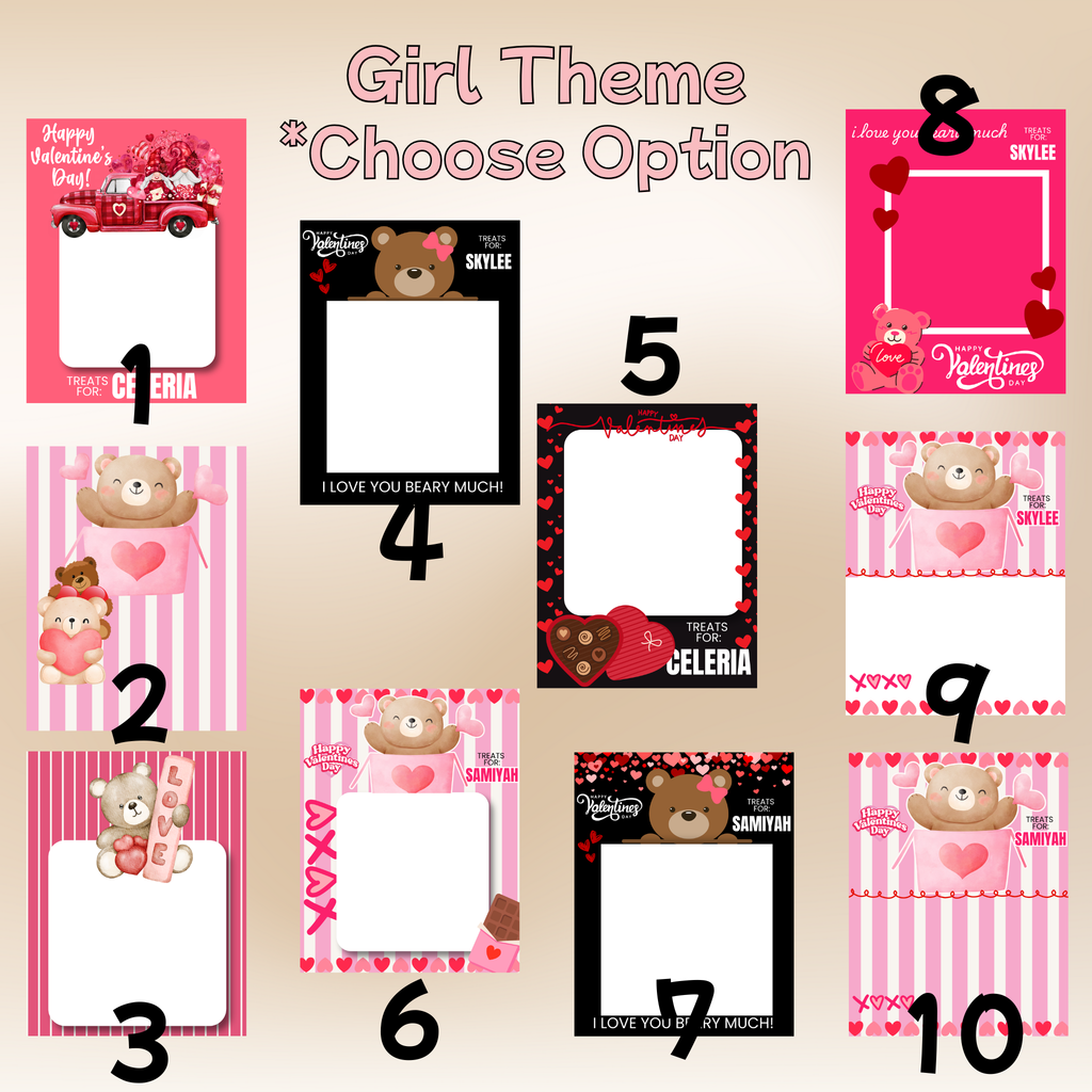 Valentine Candy Graham – Filled or Unfilled Option