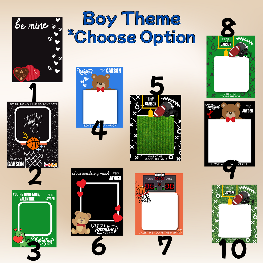 Valentine Candy Graham – Filled or Unfilled Option