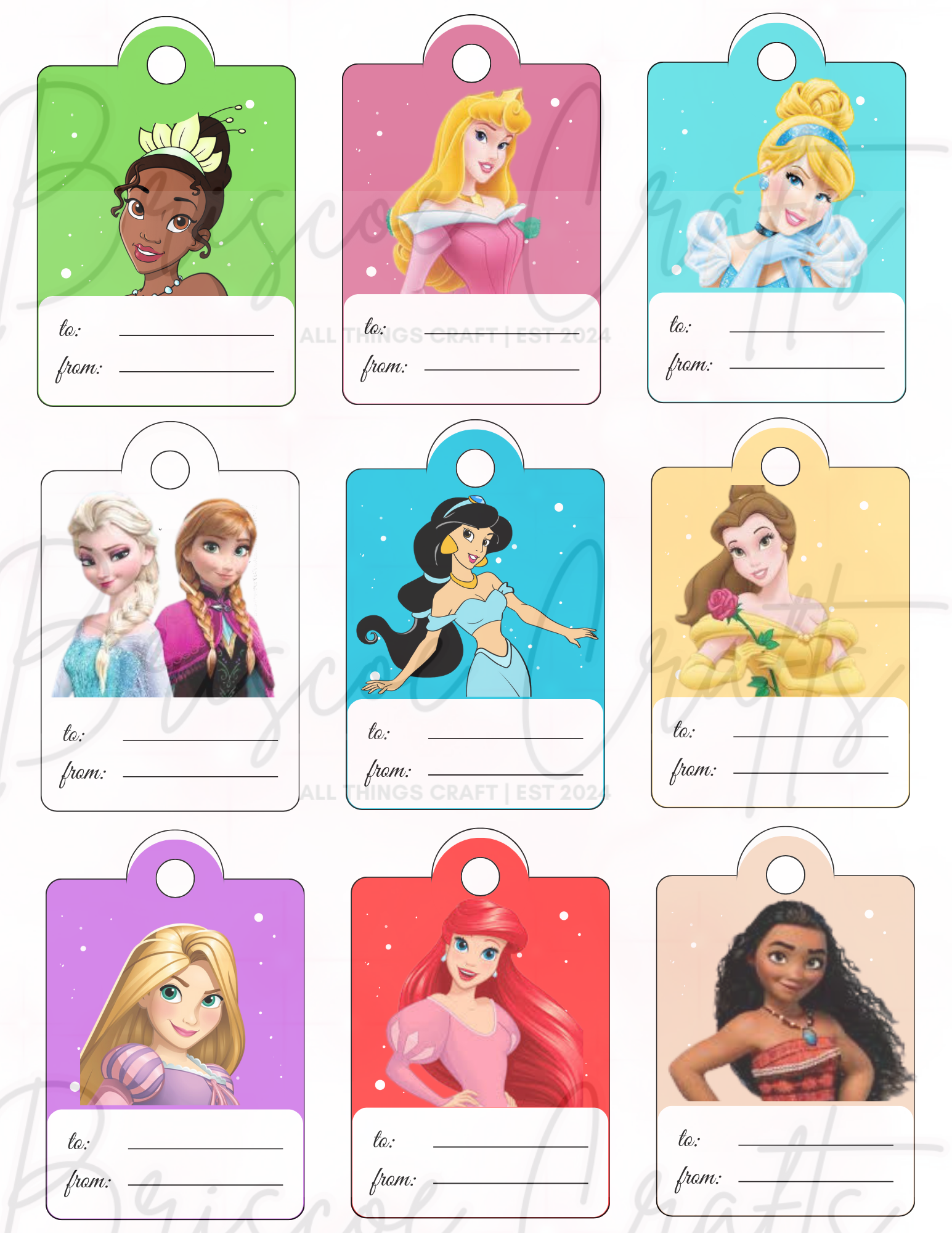 Digitial Holiday Gift Tags
