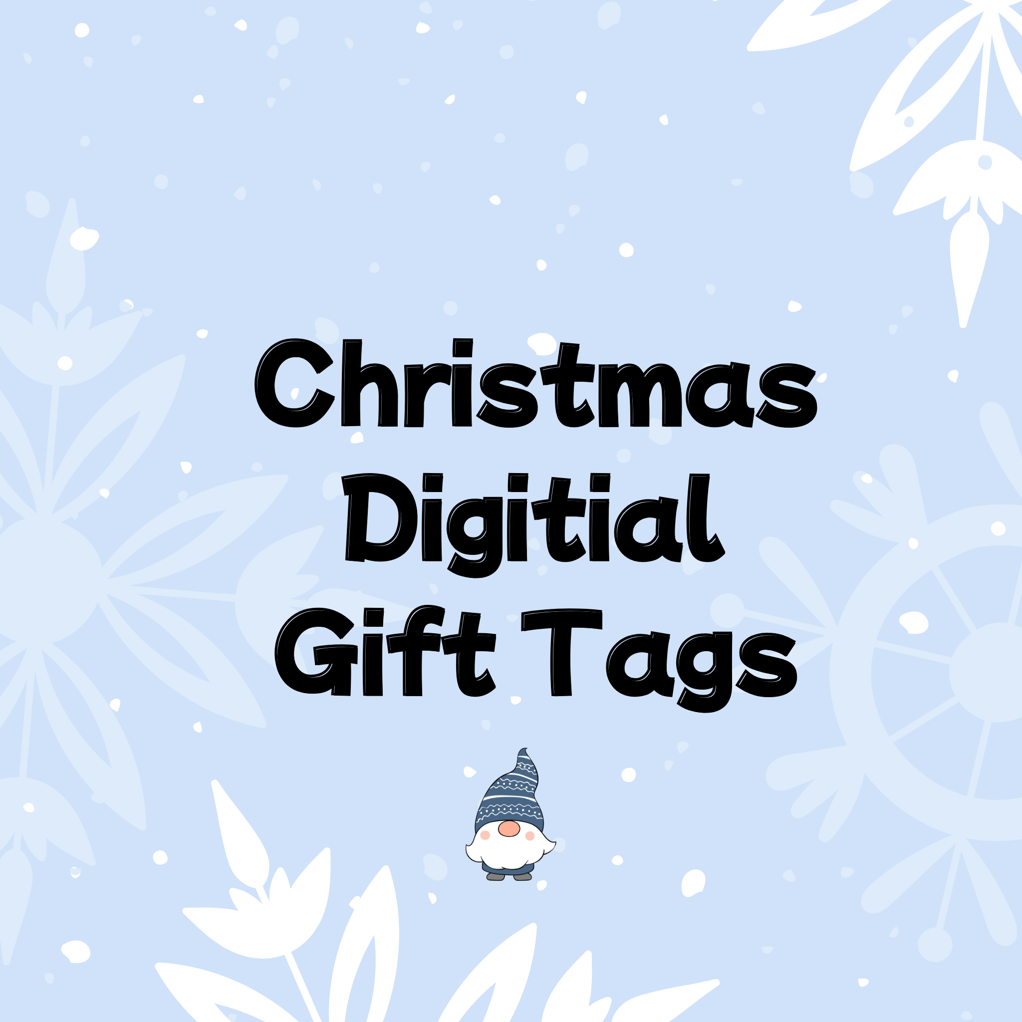Digitial Holiday Gift Tags