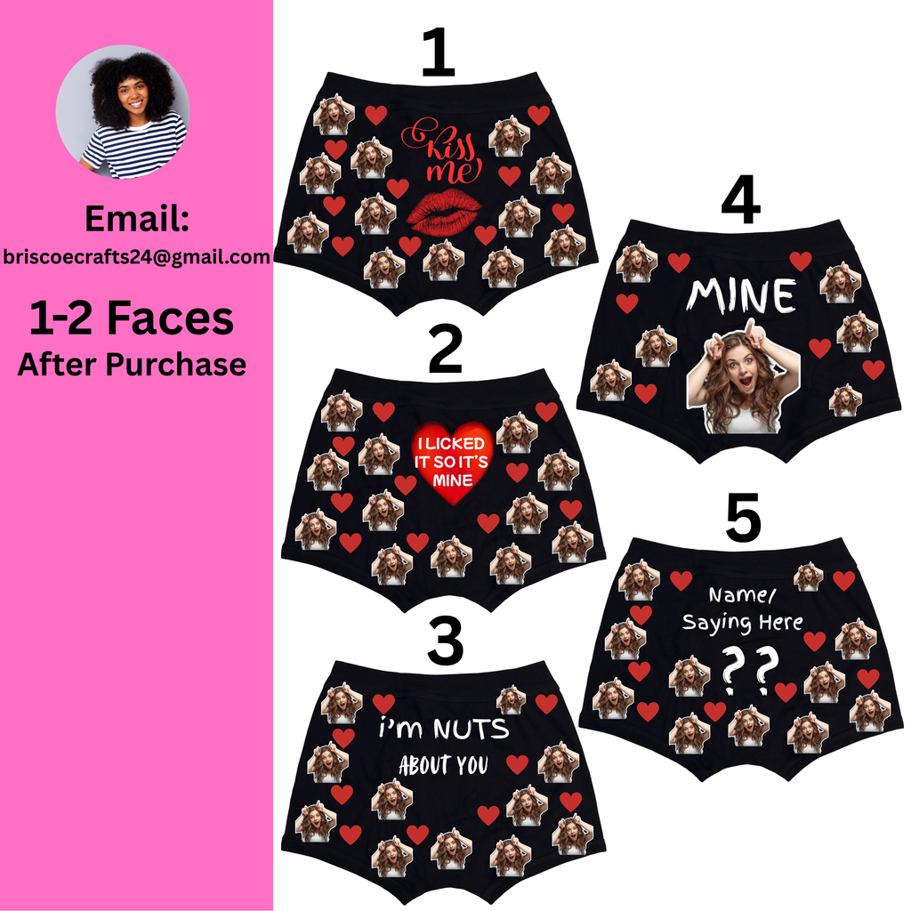 Custom Boxer Briefs With Faces
