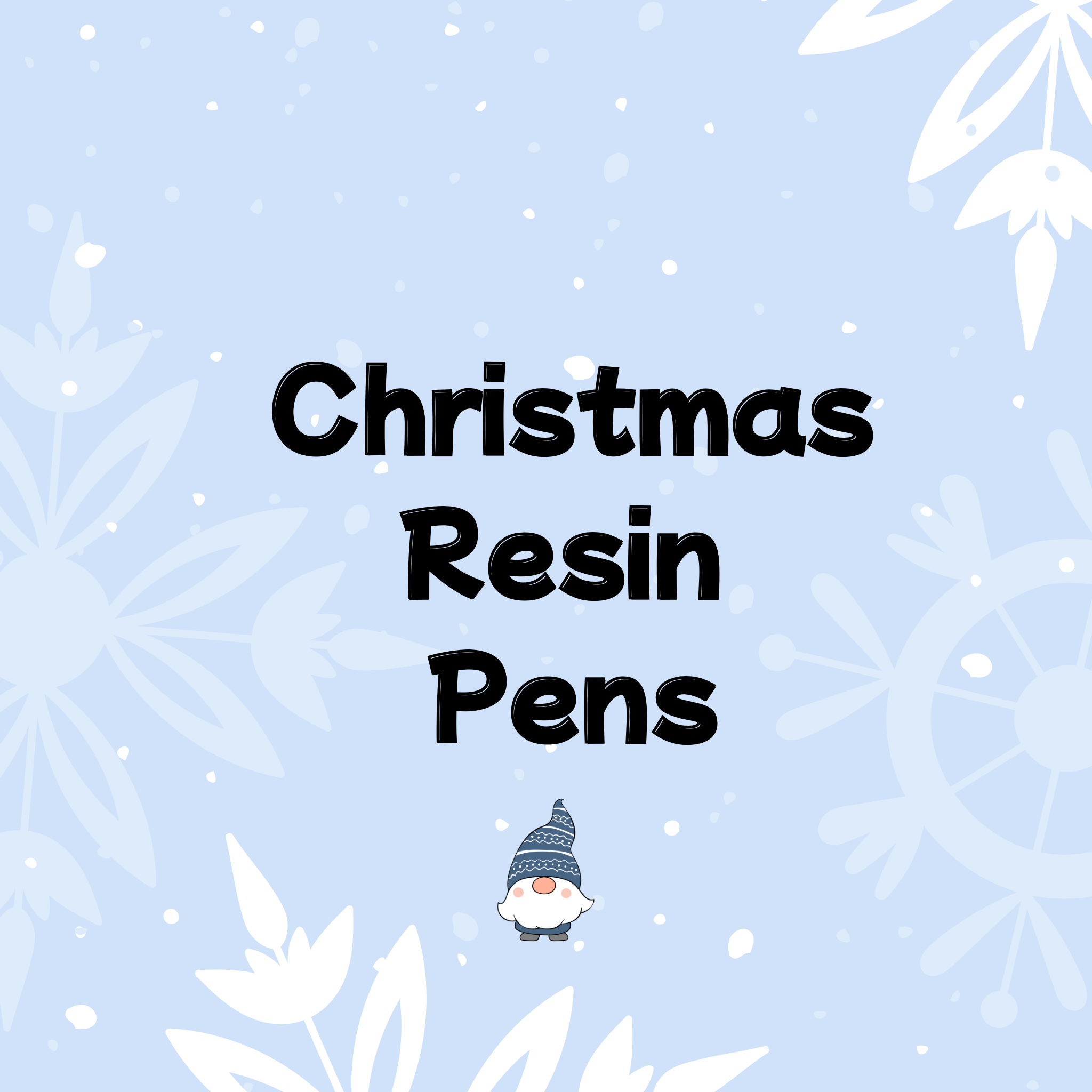 Christmas Resin Pens