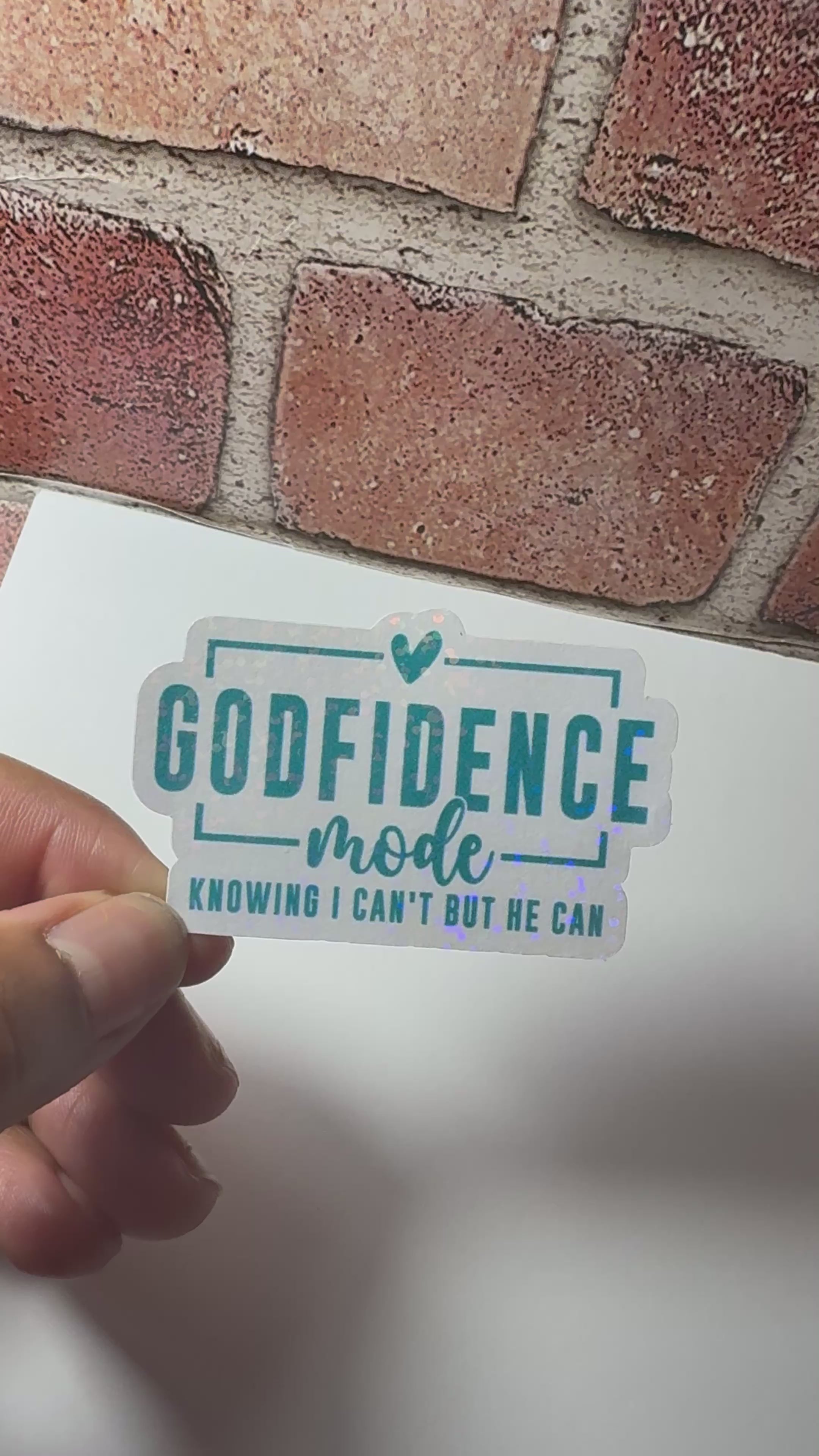 Faith-Based Stickers – Glossy & Holographic