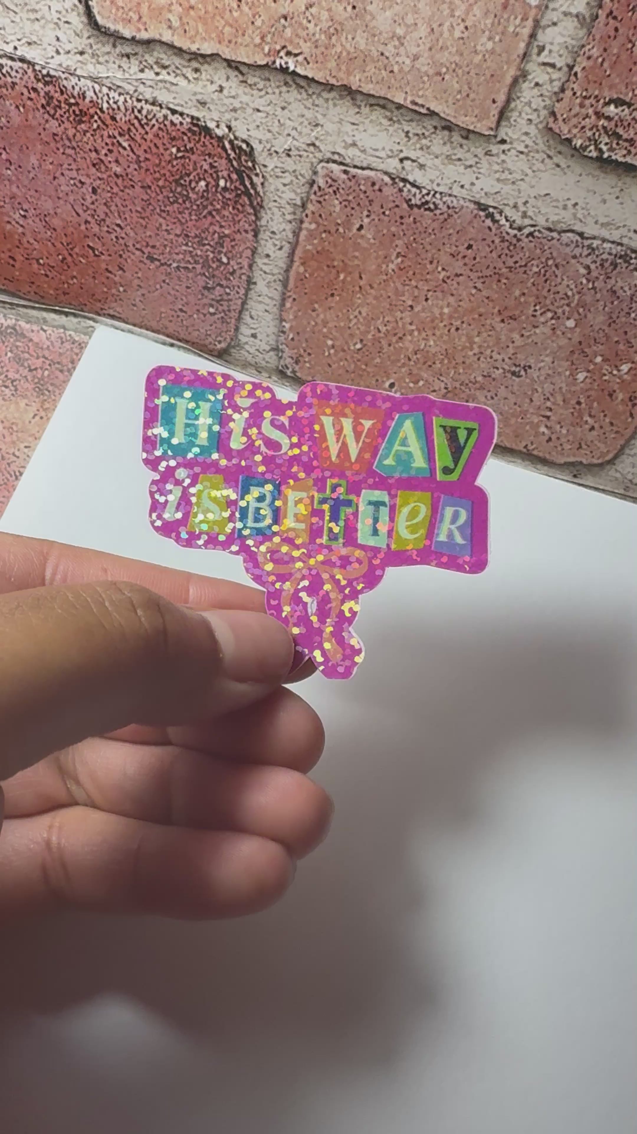 Faith-Based Stickers – Glossy & Holographic