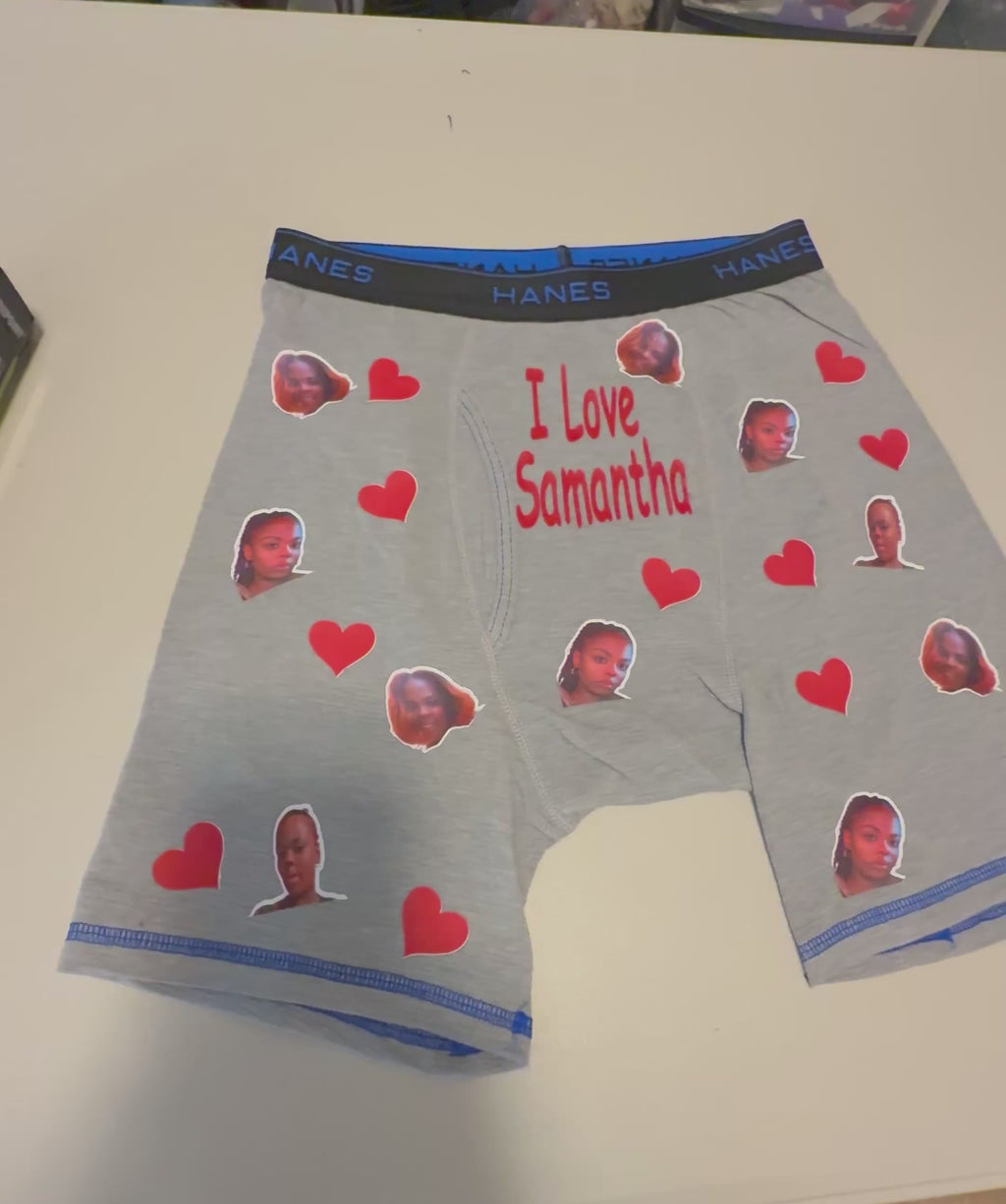 Custom Boxer Briefs With Faces